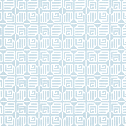 Purchase Thibaut Fabric Item W713643 pattern name Labyrinth Velvet color Spa Blue