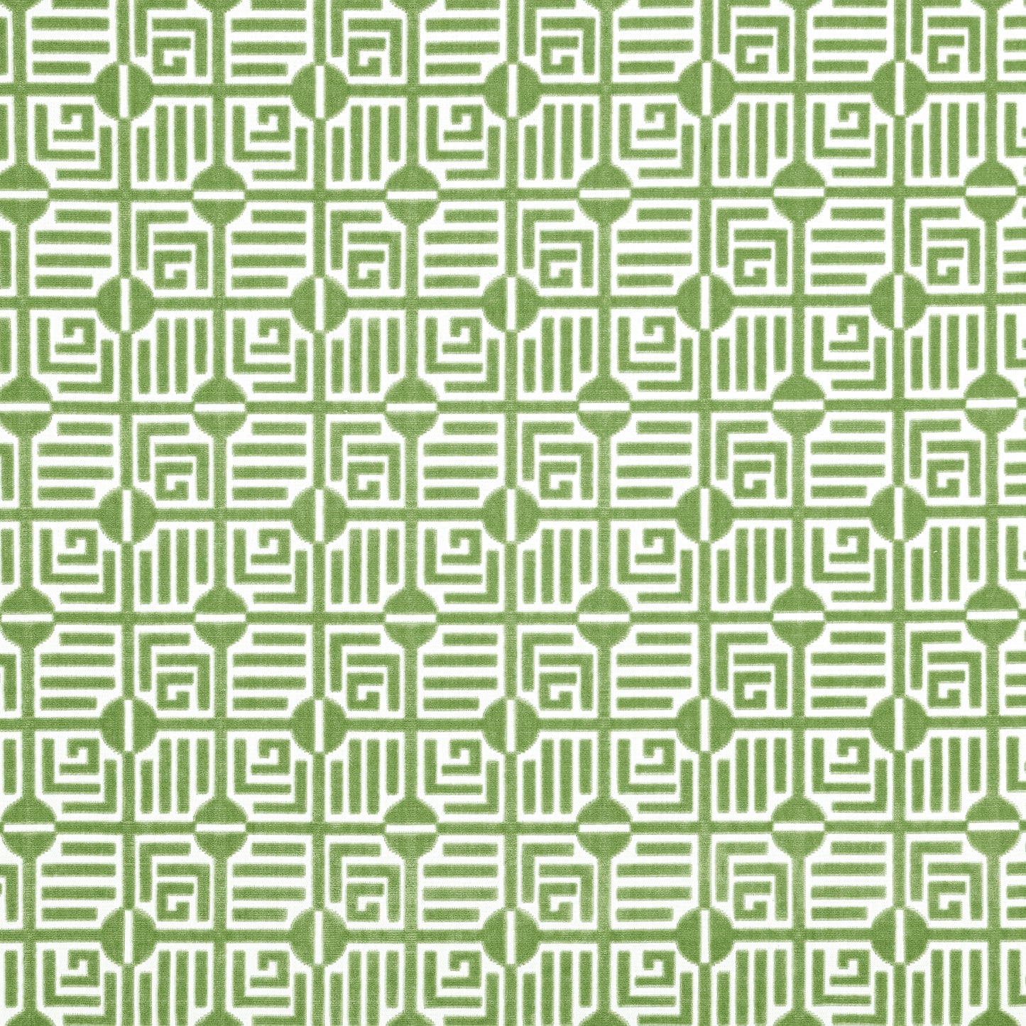 Purchase Thibaut Fabric SKU W713645 pattern name Labyrinth Velvet color Green