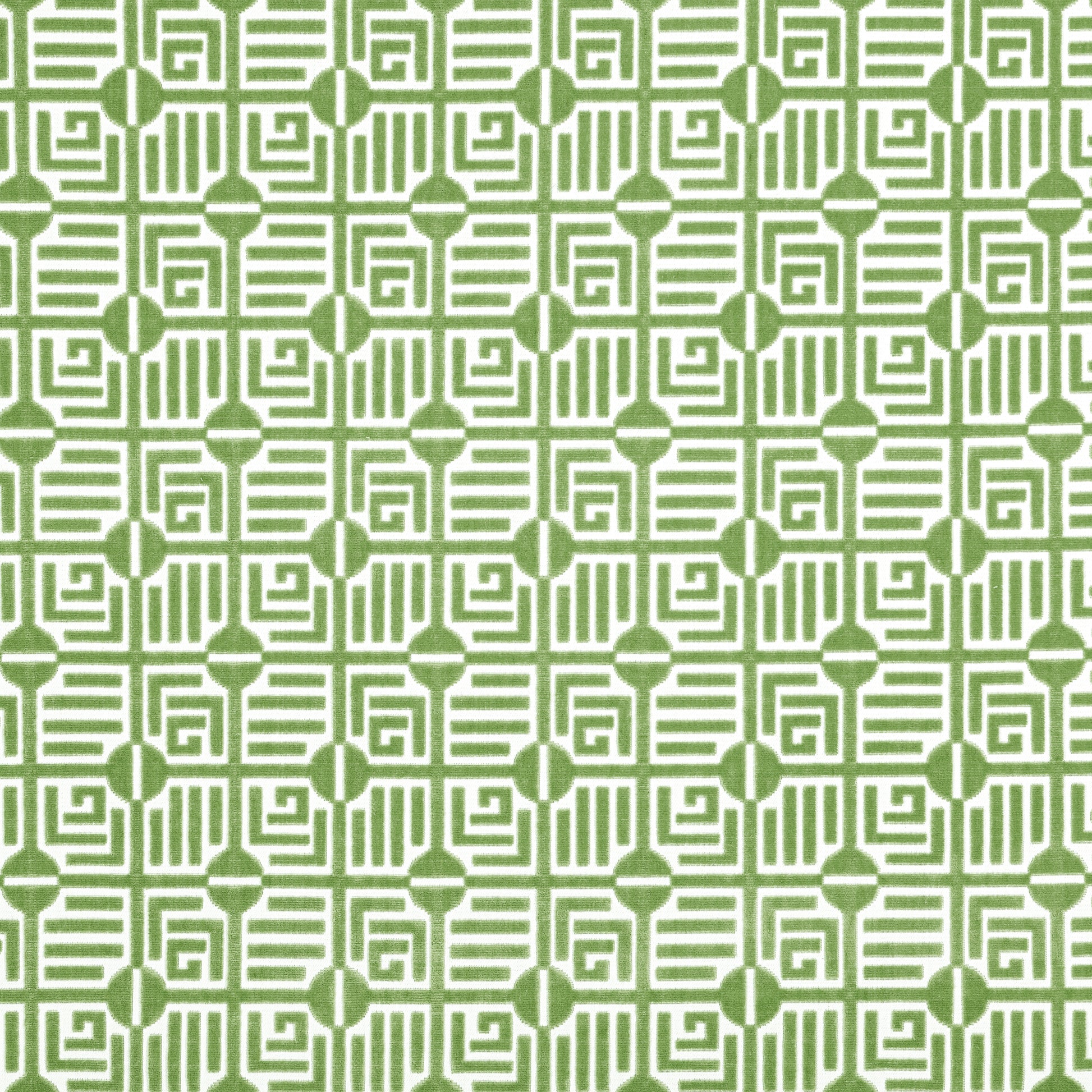 Purchase Thibaut Fabric SKU W713645 pattern name Labyrinth Velvet color Green