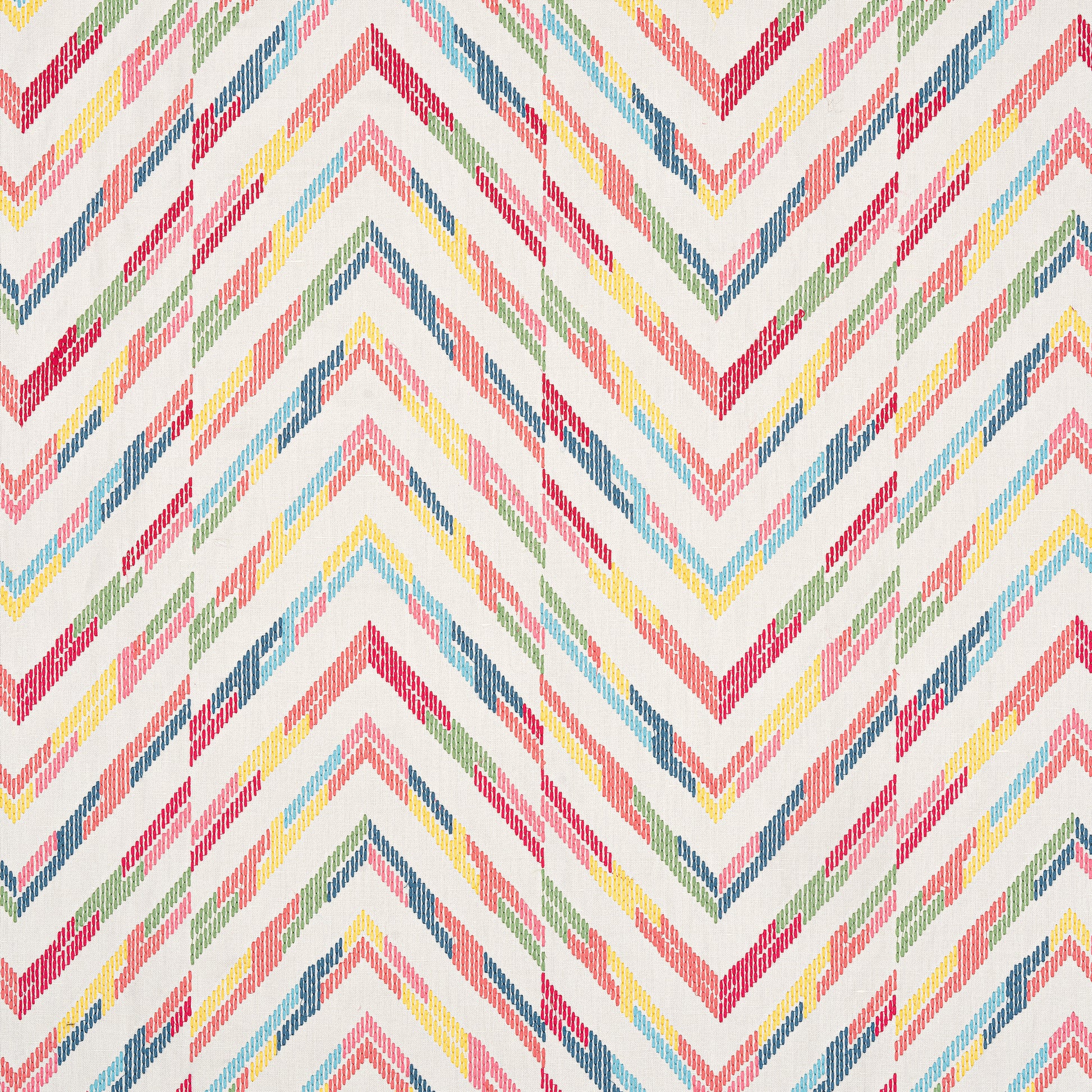 Purchase Thibaut Fabric Pattern W714343 pattern name Hamilton Embroidery color Multi on Cream