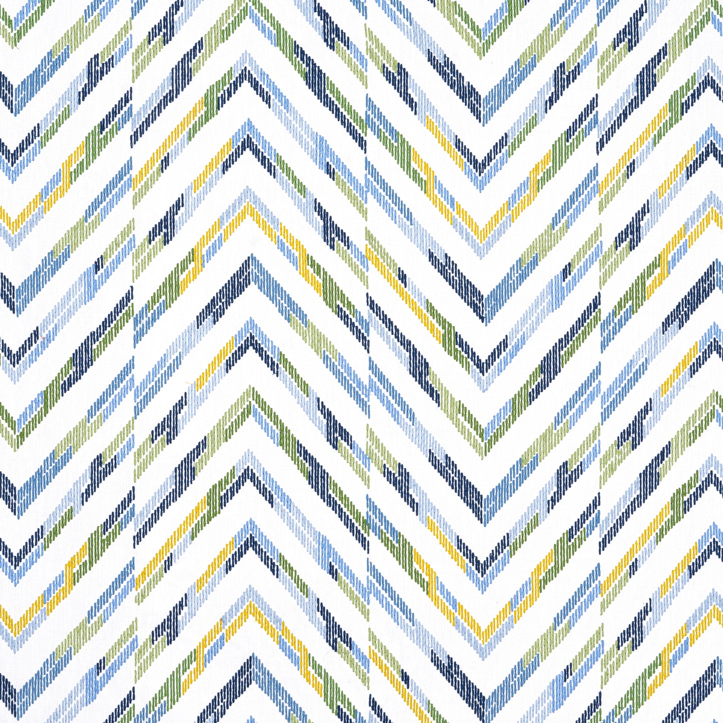 Purchase Thibaut Fabric Product# W714345 pattern name Hamilton Embroidery color Blue and Yellow
