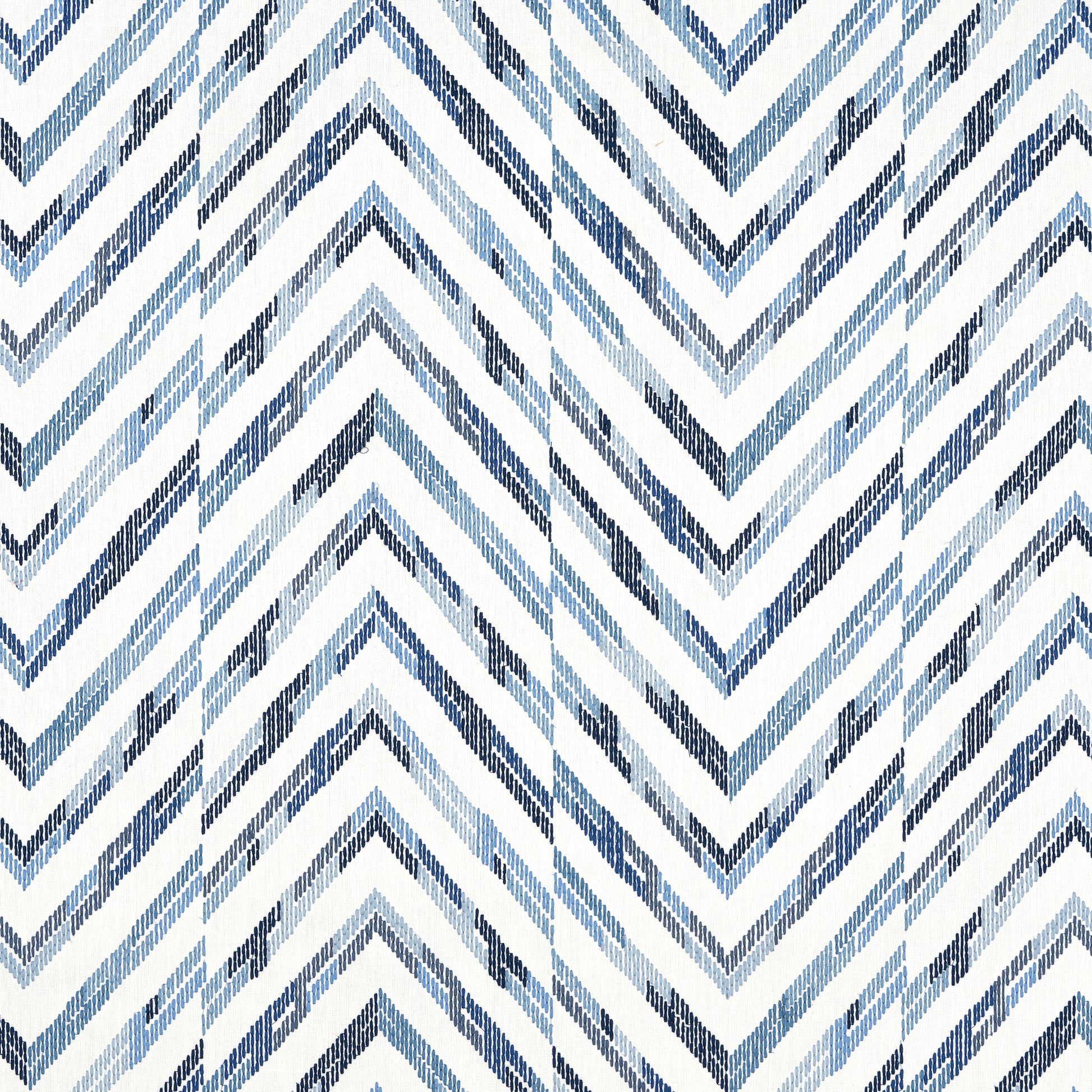 Purchase Thibaut Fabric Pattern number W714346 pattern name Hamilton Embroidery color Blue and White