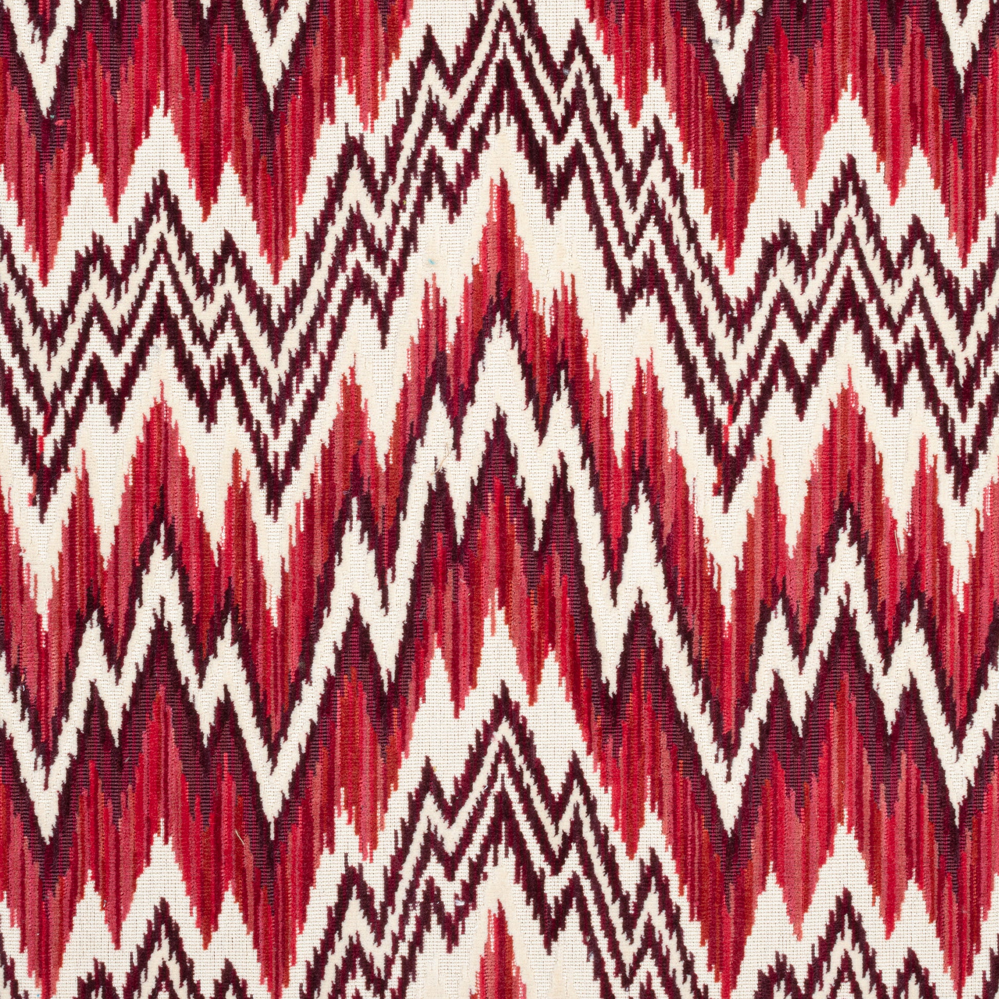 Purchase Thibaut Fabric Pattern number W72818 pattern name Rhythm Velvet color Ruby and Garnet