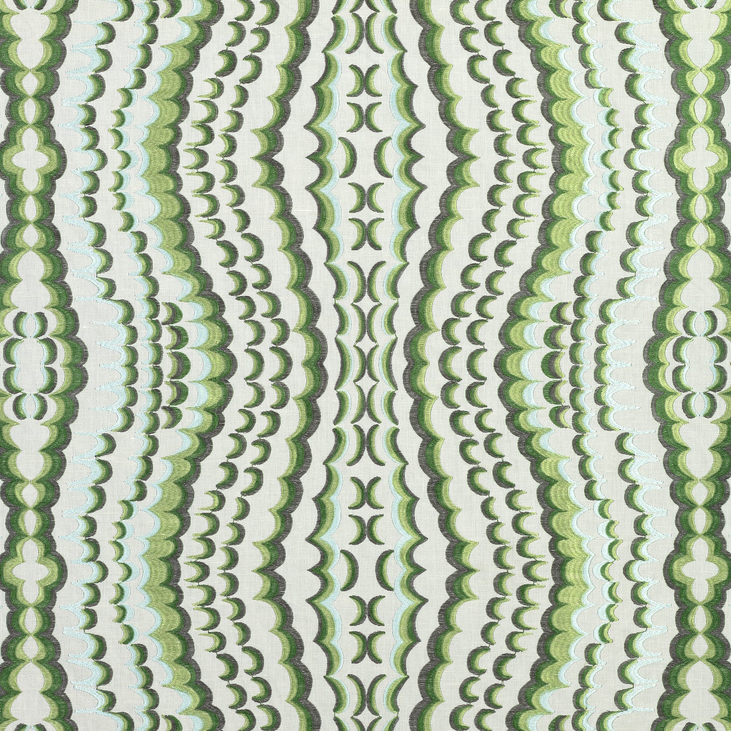 Purchase Thibaut Fabric SKU W72984 pattern name Ebru Embroidery color Green