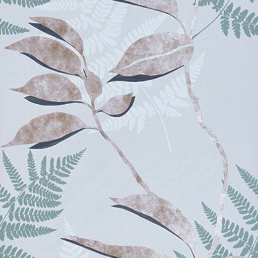 Purchase SKU# W7331-05 pattern name & colorFolium Feuille D'Or Stone/Gilver Osborne & Little Wallpaper