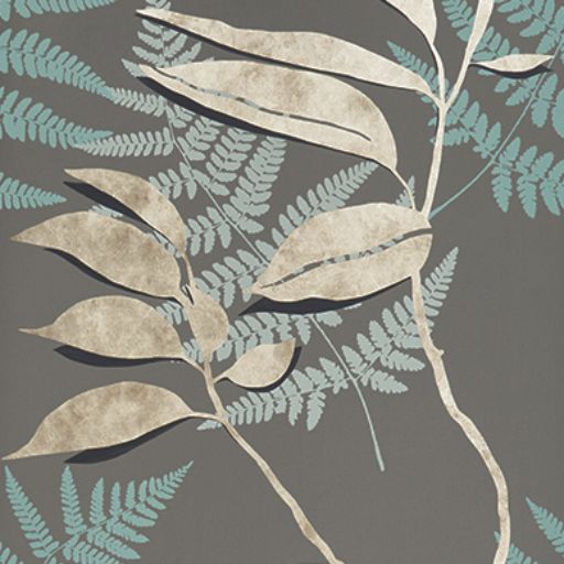 Purchase Sample - W7331-06 Folium Feuille D'Or Cacao/Gold Osborne & Little Wallpaper