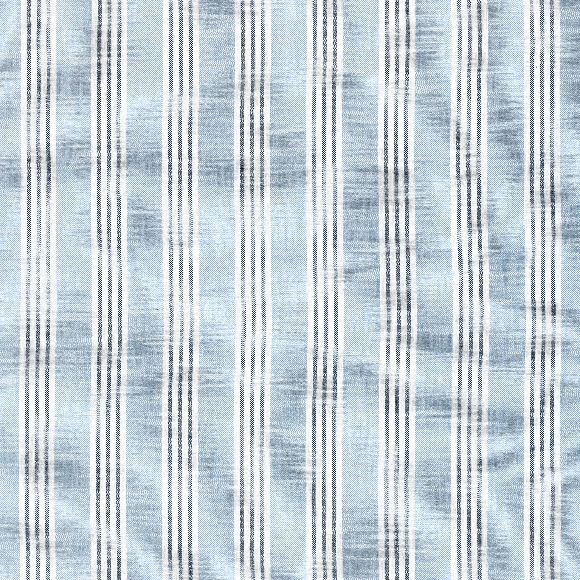 Purchase Thibaut Fabric SKU# W73488 pattern name Southport Stripe color Sky Blue and Navy