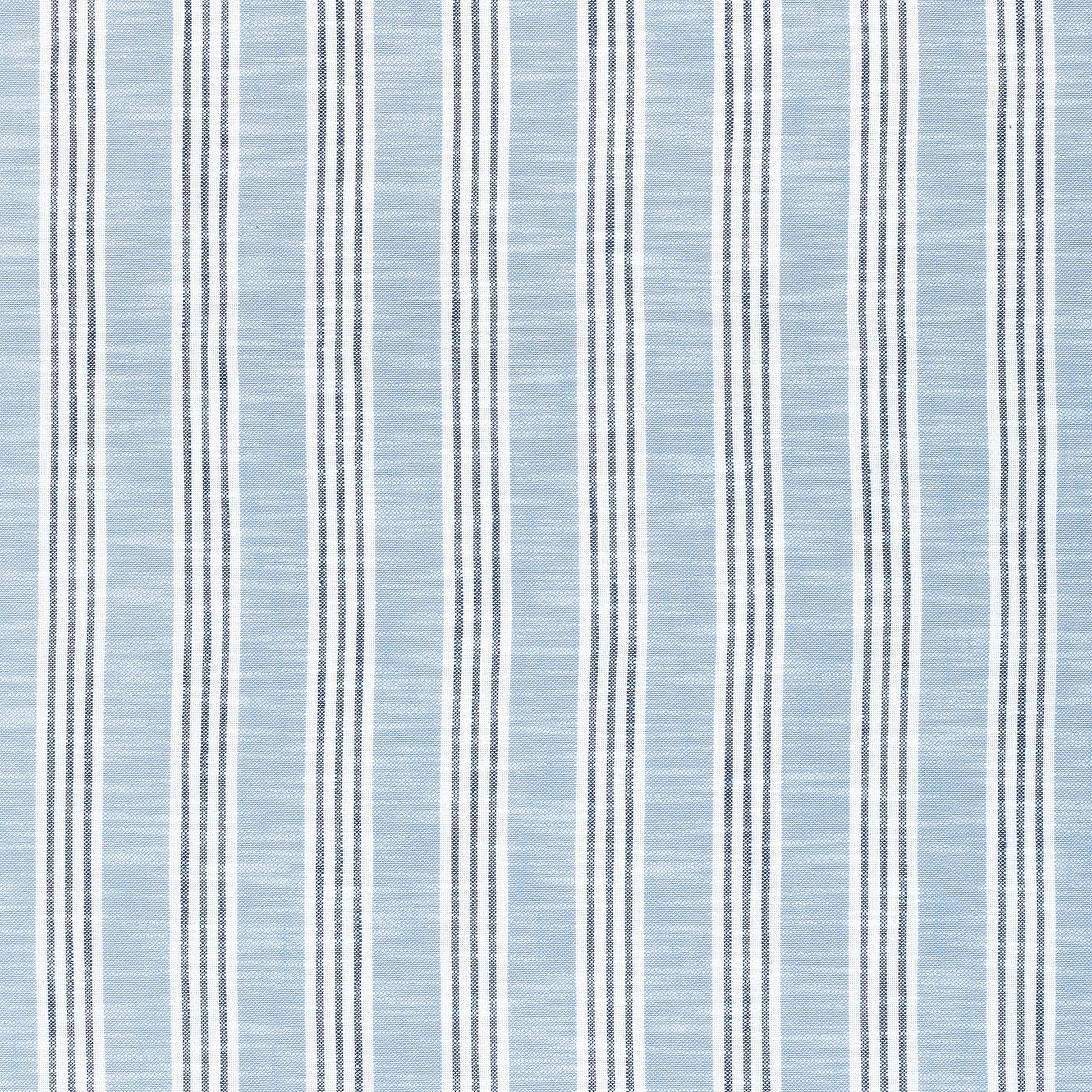 Purchase Thibaut Fabric SKU# W73488 pattern name Southport Stripe color Sky Blue and Navy