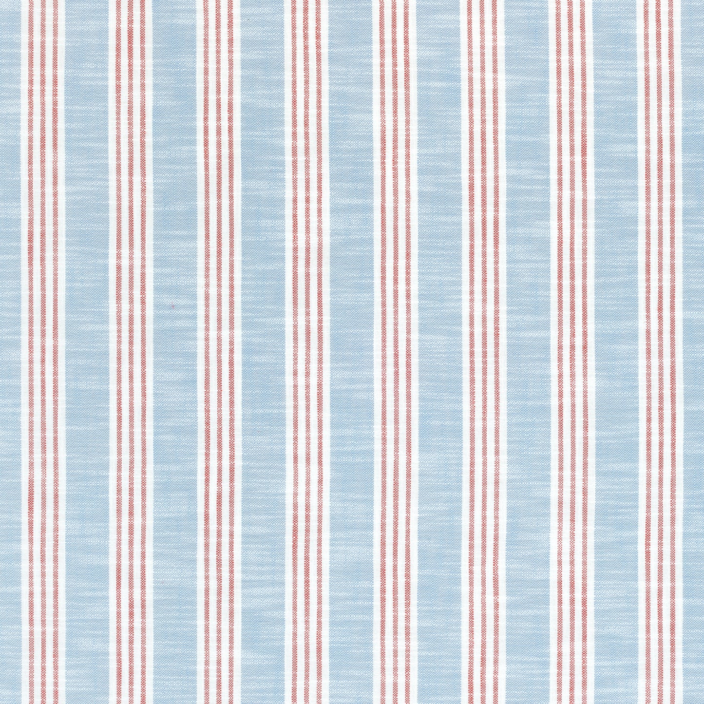 Purchase Thibaut Fabric Item W73489 pattern name Southport Stripe color Sky and Red