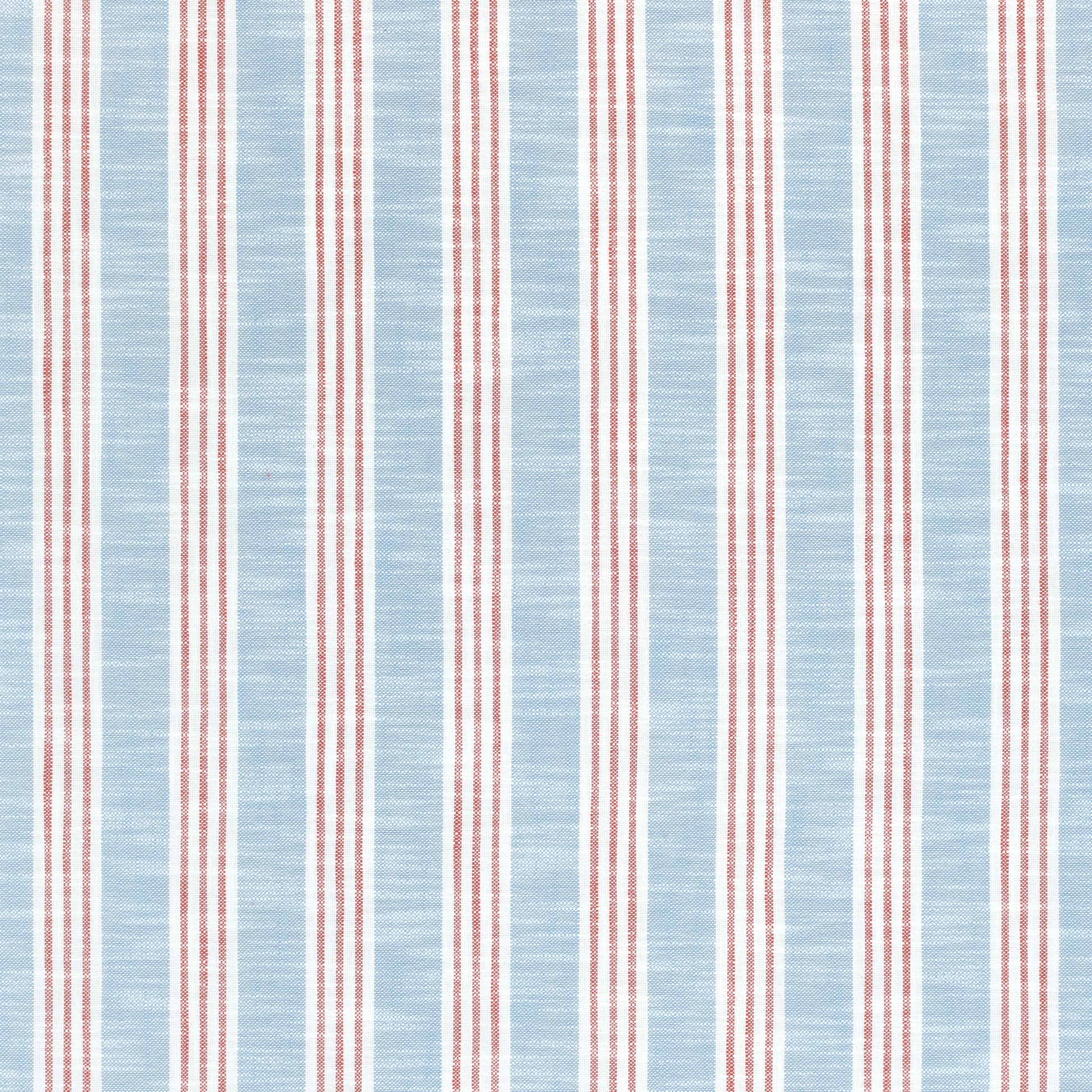 Purchase Thibaut Fabric Item W73489 pattern name Southport Stripe color Sky and Red