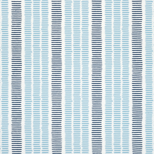 Purchase Thibaut Fabric Pattern W73515 pattern name Topsail Stripe color Sky and Marine
