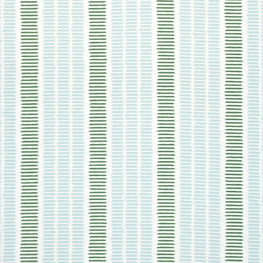 Purchase Thibaut Fabric Pattern# W73517 pattern name Topsail Stripe color Seafoam and Kelly Green