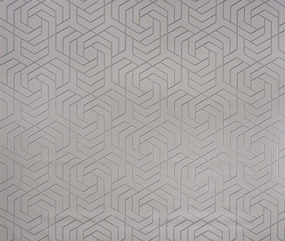 Purchase Item W7352-05 pattern name & colorMetropolis Vinyls 3 Hexagon Trellis Osborne & Little Wallpaper