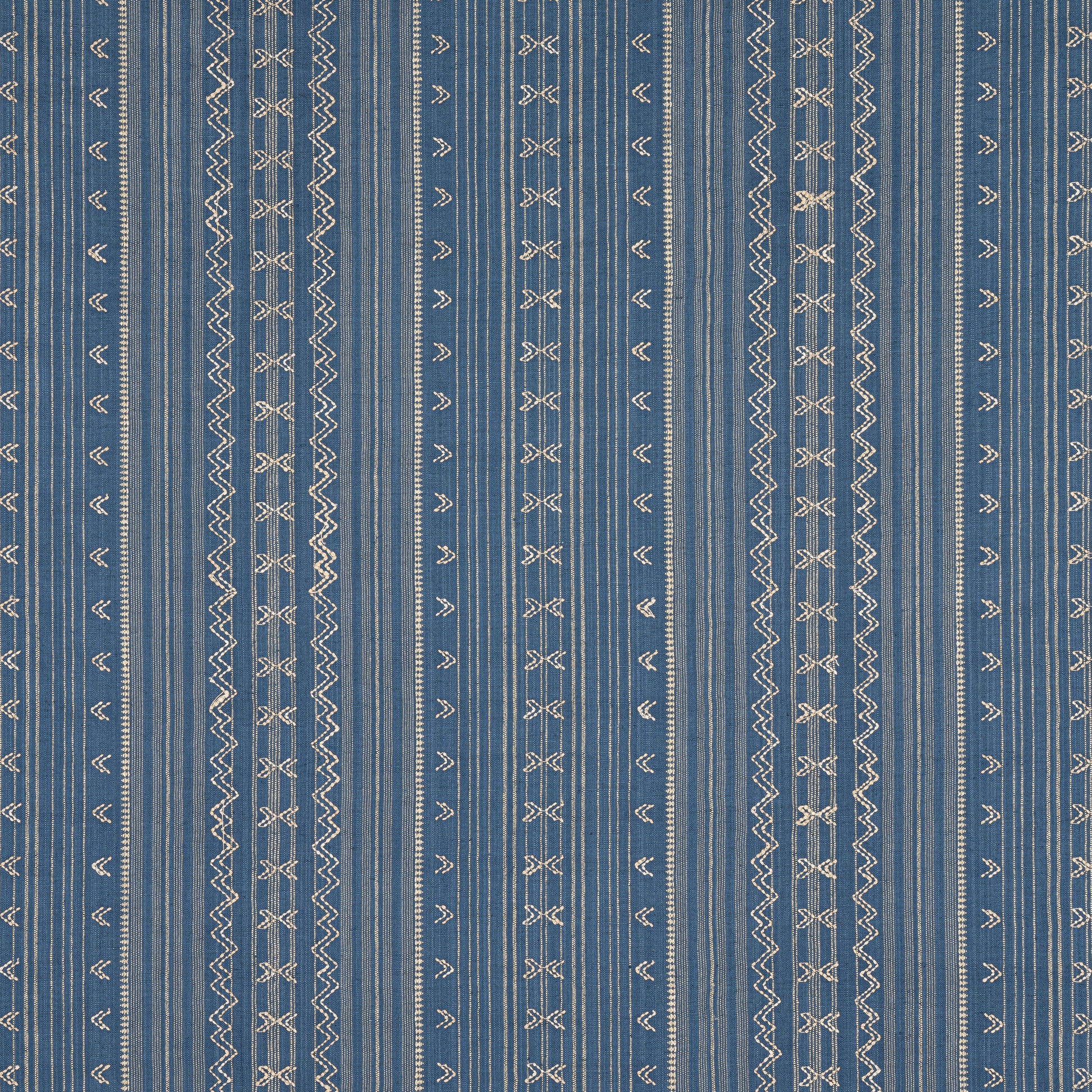 Purchase Thibaut Fabric Product# W736456 pattern name Charter Stripe Embroidery color Navy