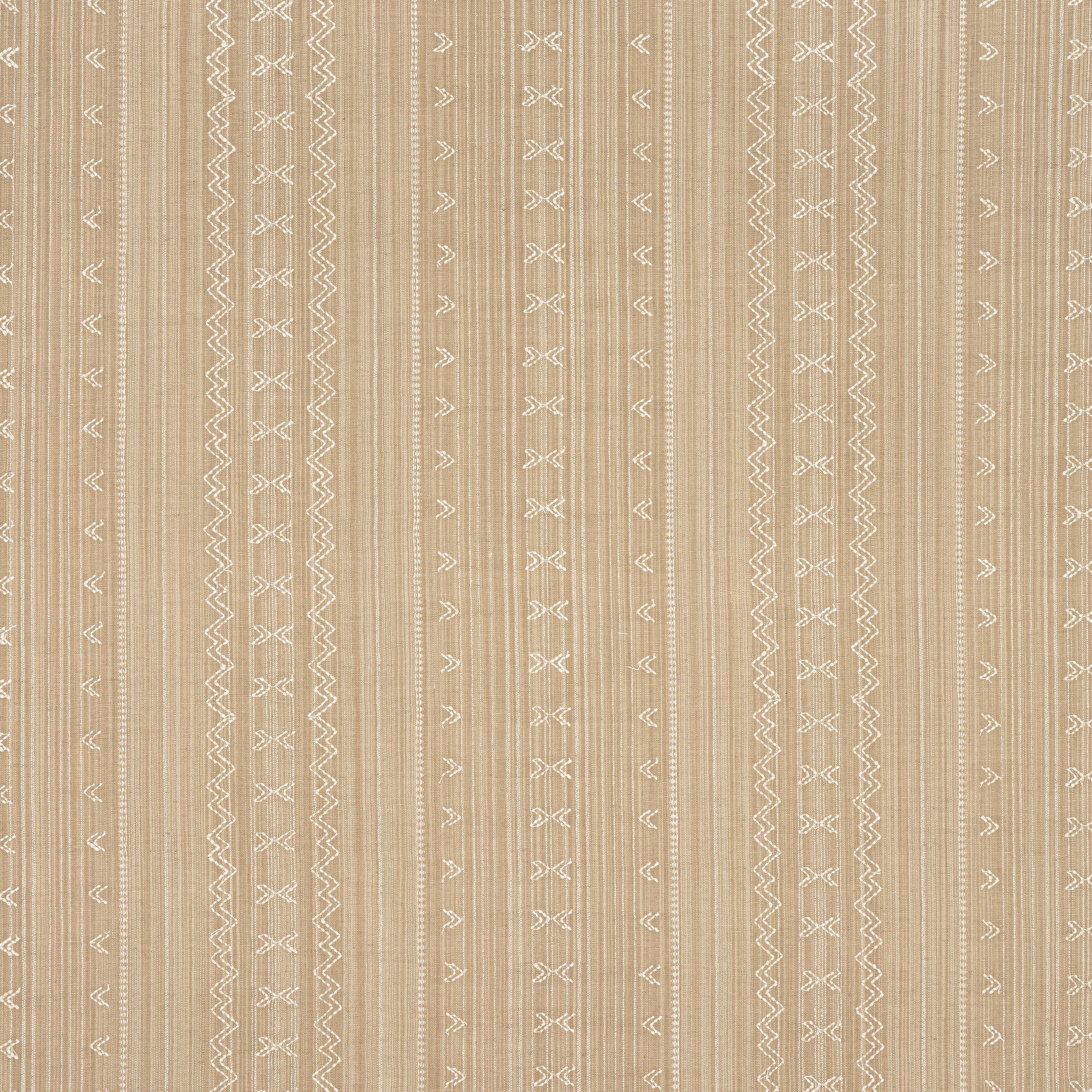 Purchase Thibaut Fabric Pattern number W736457 pattern name Charter Stripe Embroidery color Camel