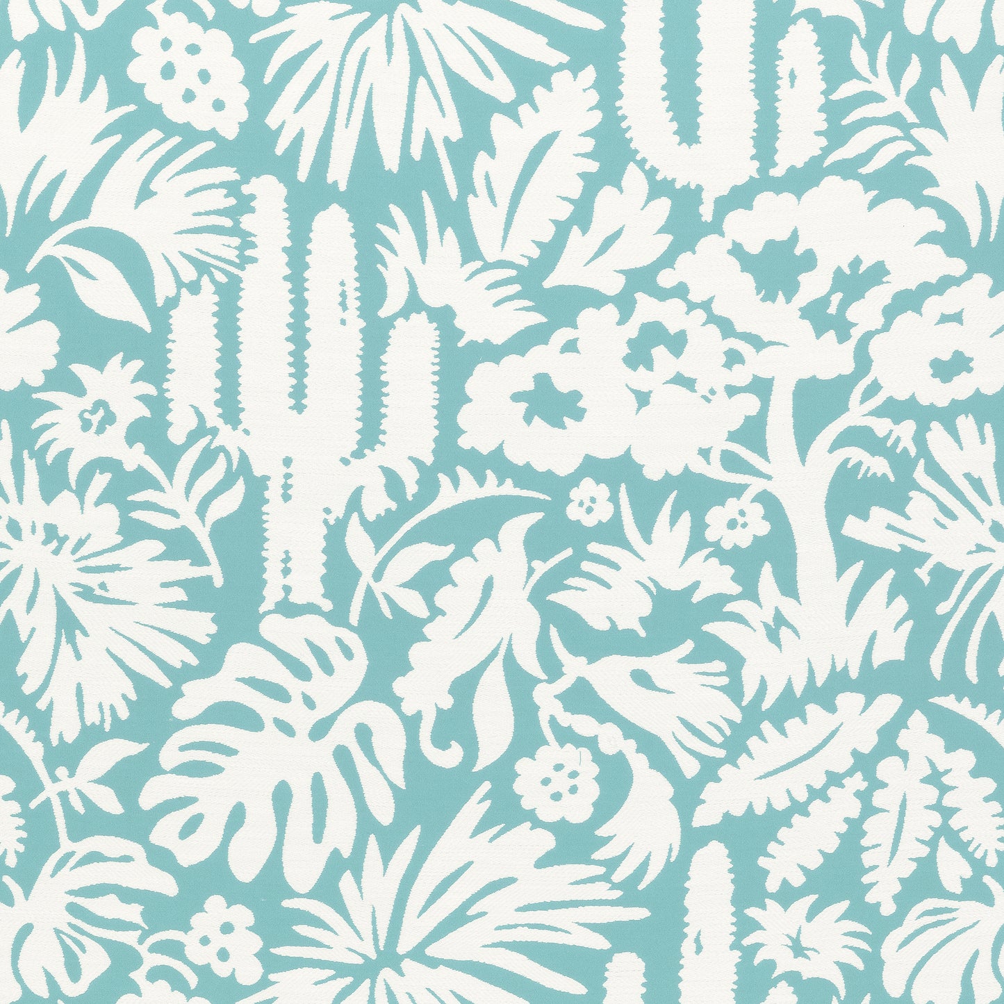 Purchase Thibaut Fabric SKU# W74621 pattern name Botanica color Aqua