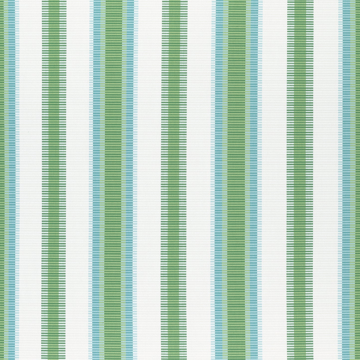 Purchase Thibaut Fabric SKU W74672 pattern name Samba Stripe color Kelly Green and Pool