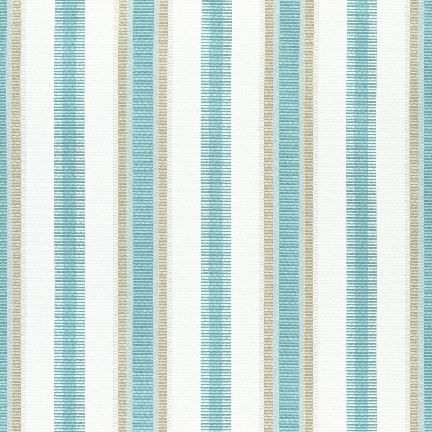 Purchase Thibaut Fabric Pattern# W74673 pattern name Samba Stripe color Pool and Sand