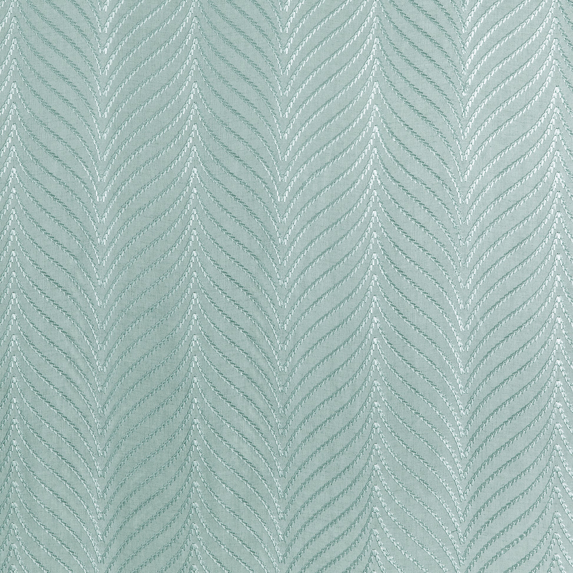 Purchase Thibaut Fabric Product W775445 pattern name Clayton Herringbone Embroidery color Robin's Egg