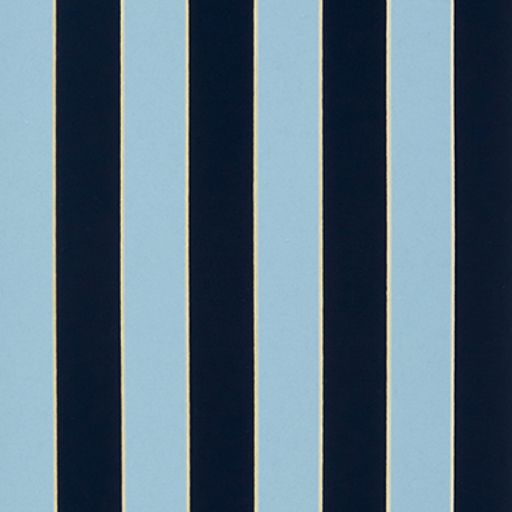 Purchase Sample - W7780-04 Regency Stripe Navy/Sky Osborne & Little Wallpaper