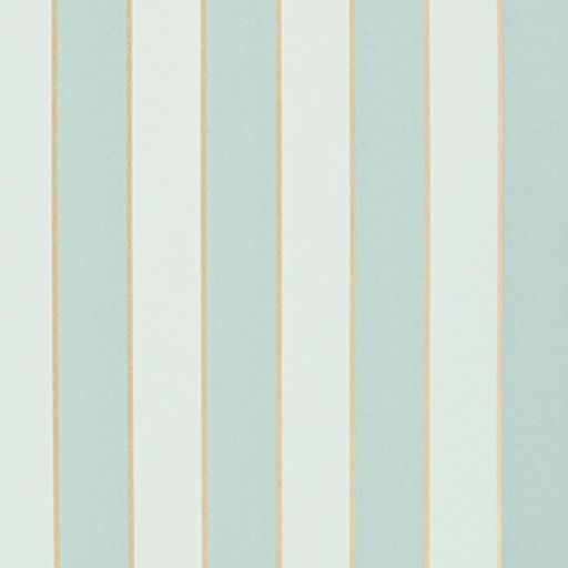 Purchase Sample - W7780-08 Regency Stripe Aqua/Gold Osborne & Little Wallpaper