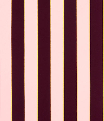 Purchase Item W7780-12 pattern name & colorRegency Stripe Berry/Gold Osborne & Little Wallpaper