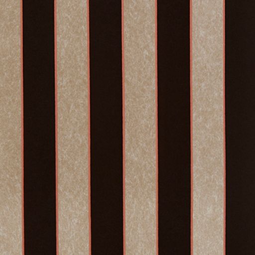 Purchase Sample - W7780-14 Regency Stripe Bronze/Coral Osborne & Little Wallpaper