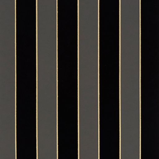 Purchase Sample - W7780-20 Regency Stripe Charcoal/Gold Osborne & Little Wallpaper