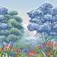 Purchase SKU W7810-01 pattern name & colorRhapsody Elysium Mural Cobalt. Osborne & Little Wallpaper