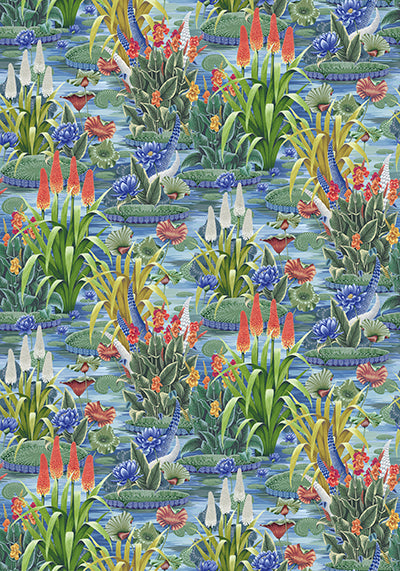 Purchase SKU# W7811-02 pattern name & colorRhapsody Elysium Cobalt. Osborne & Little Wallpaper