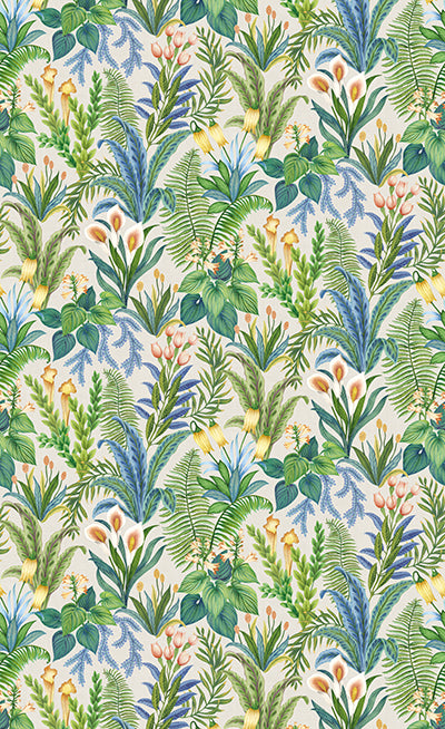 Purchase Item W7812-03 pattern name & colorRhapsody Calla Lily Azure. Osborne & Little Wallpaper