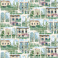 Purchase Product# W7813-02 pattern name & colorRhapsody Villa Como Azure. Osborne & Little Wallpaper