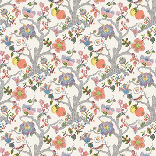 Purchase Sample - W7818-01 Rhapsody Puzzlewood Blossom. Osborne & Little Wallpaper