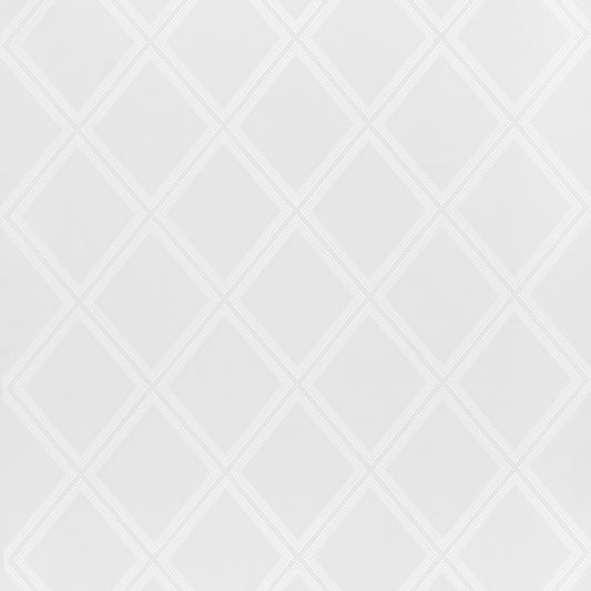 Purchase Thibaut Fabric Product# W785013 pattern name Diamond Head Embroidery color White