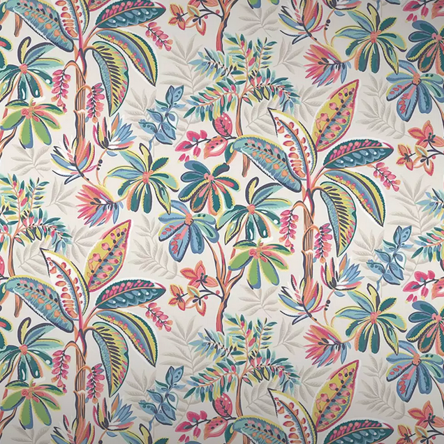 Purchase Item# W7853-02 pattern name & color Irisa Tivoli Fuchsia. Osborne & Little  Wallpaper