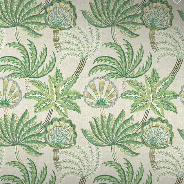 Purchase Item W7857-02 pattern name & color Irisa Ravenala Emerald. Osborne & Little  Wallpaper