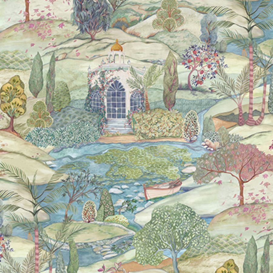 Purchase W7900-01 | Byzance Lodhi Gold - Osborne & Little Wallpaper