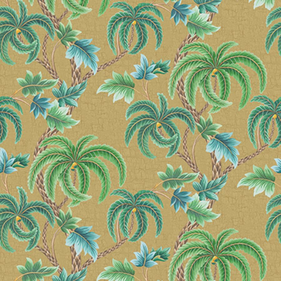 Purchase W7903-03 | Byzance Shalimar Metallic Gold - Osborne & Little Wallpaper