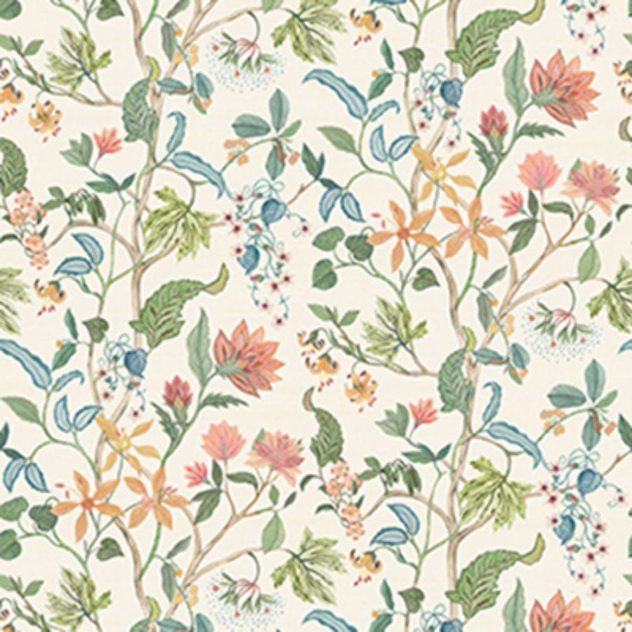 Purchase W7907-03 | Byzance Chellah Ivory/Blush - Osborne & Little Wallpaper