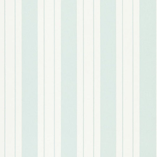 Purchase W7981-02 | Alberti Ligorio Stripe Aqua - Osborne & Little Wallpaper