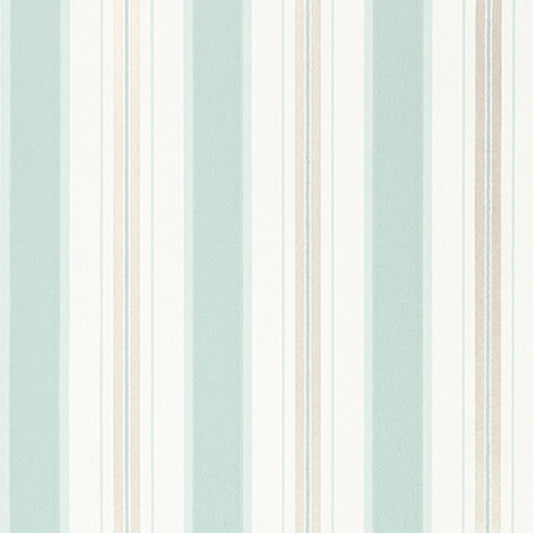 Purchase W7982-05 | Alberti Peruzzi Stripe Aqua - Osborne & Little Wallpaper
