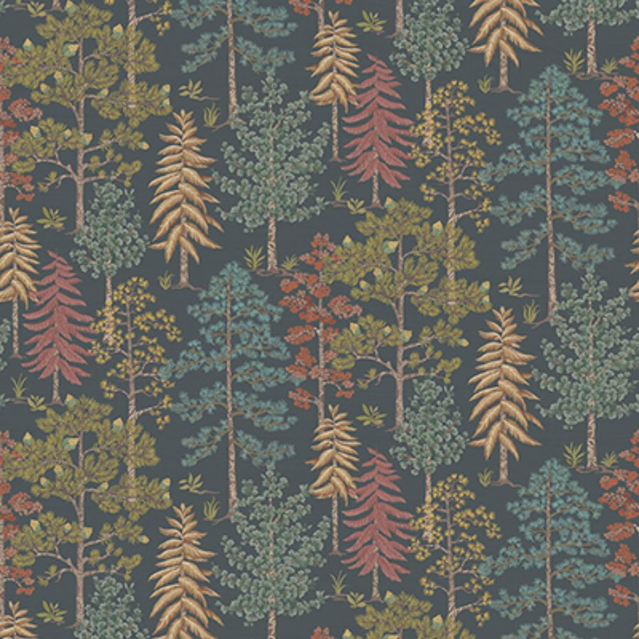 Purchase W8030-01 | Ananda Vana Pine/Olive - Osborne & Little Wallpaper