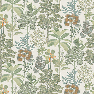Purchase W8125-03 | Belvedere Arboreta Ivory/Sage - Osborne & Little Wallpaper