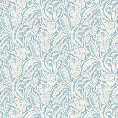 Purchase W8126-03 | Belvedere Dufy Leaf Sky - Osborne & Little Wallpaper