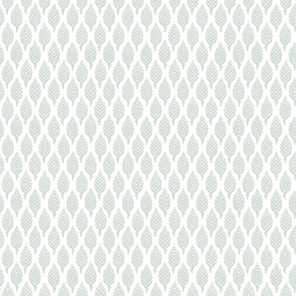 Sample - Wdr1008-Wt | Elin, Green Botanical - Winfield Thybony Wallpaper - Wdr1008.Wt.0