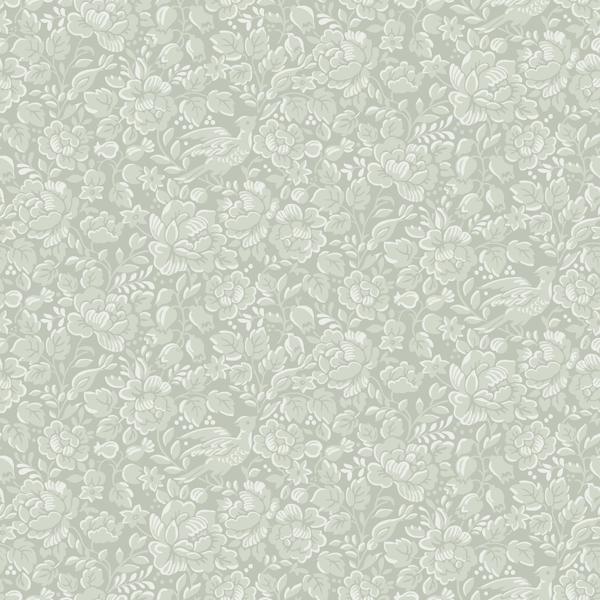 Sample - Wdr1033-Wt | Birdie, Green Animals - Winfield Thybony Wallpaper - Wdr1033.Wt.0
