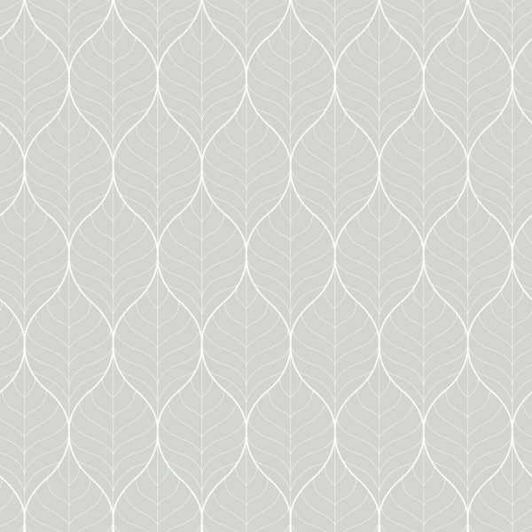 Sample - Wdr1056-Wt | Impression, Grey Botanical - Winfield Thybony Wallpaper - Wdr1056.Wt.0