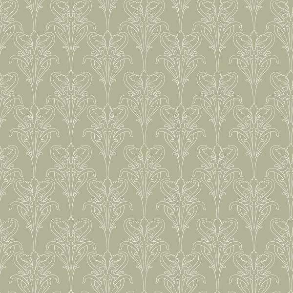 Sample - Wdr1067-Wt | Alice, Blue Botanical - Winfield Thybony Wallpaper - Wdr1067.Wt.0