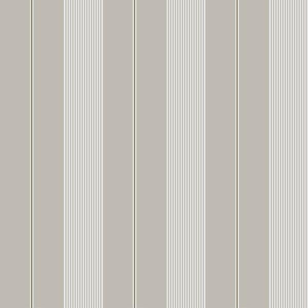 Sample - Wdr2030-Wt | Oliver Stripe, Grey Stripes - Winfield Thybony Wallpaper - Wdr2030.Wt.0