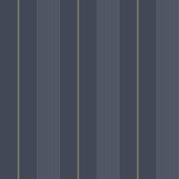 Sample - Wdr2033-Wt | Oliver Stripe, Blue Stripes - Winfield Thybony Wallpaper - Wdr2033.Wt.0